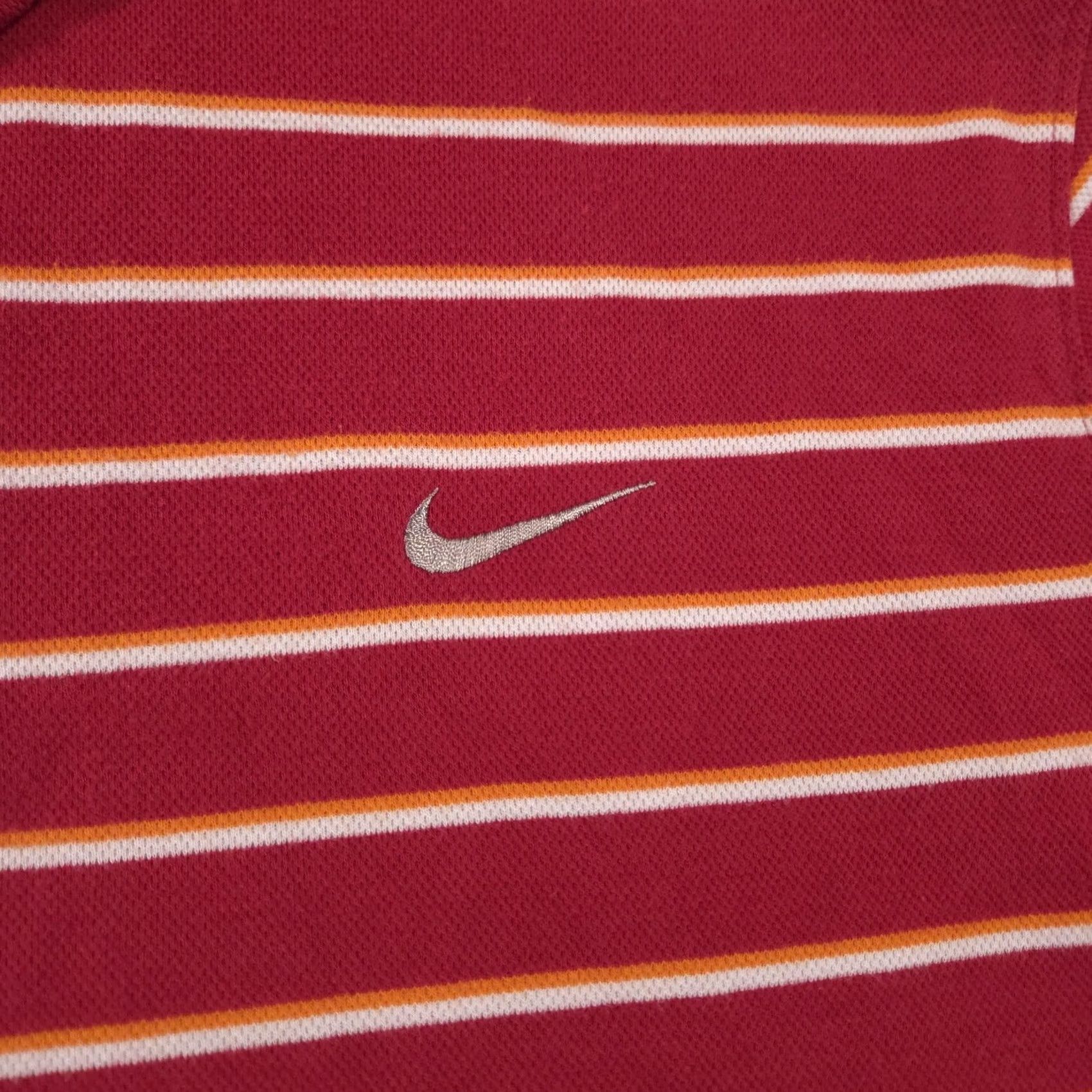 Nike Nike Polo Shirt Mens XL Red Striped The Athletic Dept. Casual Athletic Top Size US XL / EU 56 / 4 - 4 Thumbnail