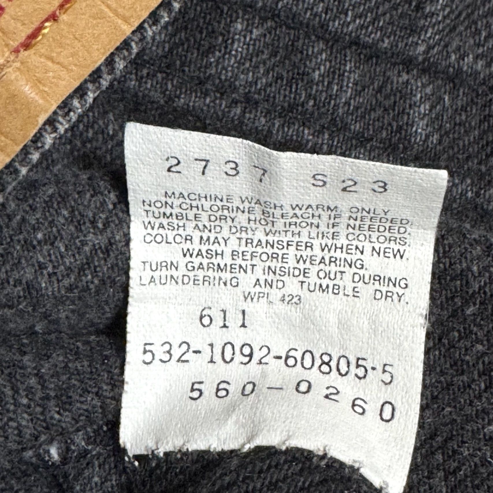 Levi's Vintage Levi's 560 Jeans Mens 38x30 Black 90s Loose Made USA Pants Denim Jeans 560 Mens Size US 38 / EU 54 - 6 Thumbnail