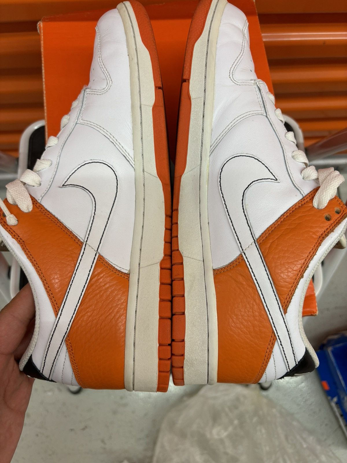 Nike × Vintage ***FINAL DROP*** RARE 2008 NIKE DUNK LOW LEATHER 11.5 Size US 11.5 / EU 44-45 - 15 Thumbnail