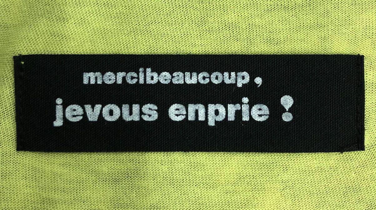 Issey Miyake Vintage Mercibeaucoup jevous enprie Shirt Size ONE SIZE - 10 Thumbnail