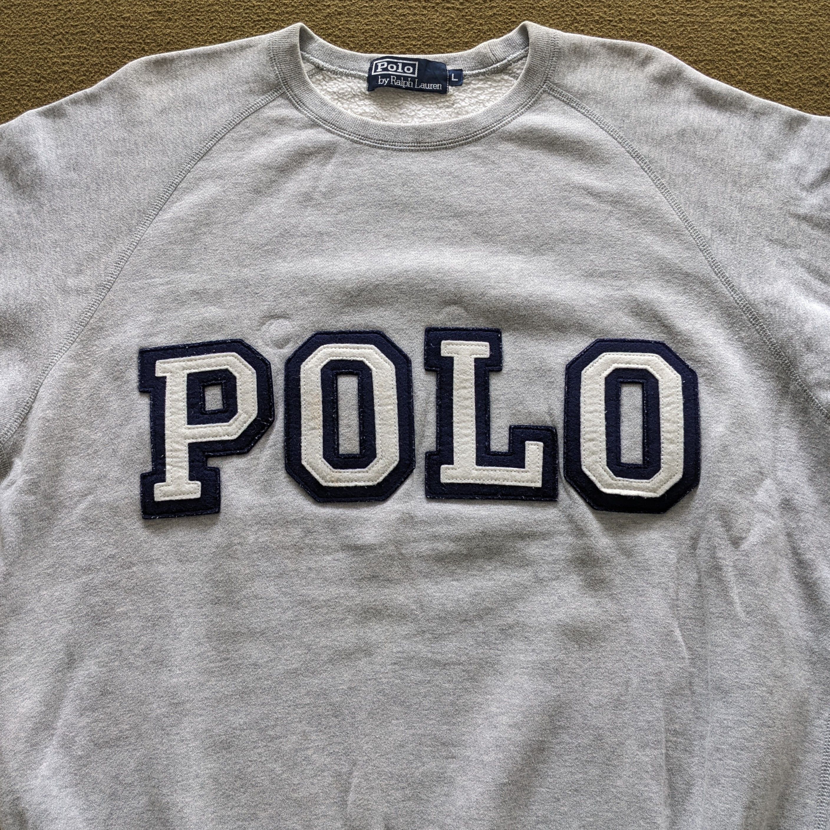 Vintage Vintage POLO by Ralph Lauren Luxury Brand Sweatshirt Size US M / EU 48-50 / 2 - 2 Thumbnail