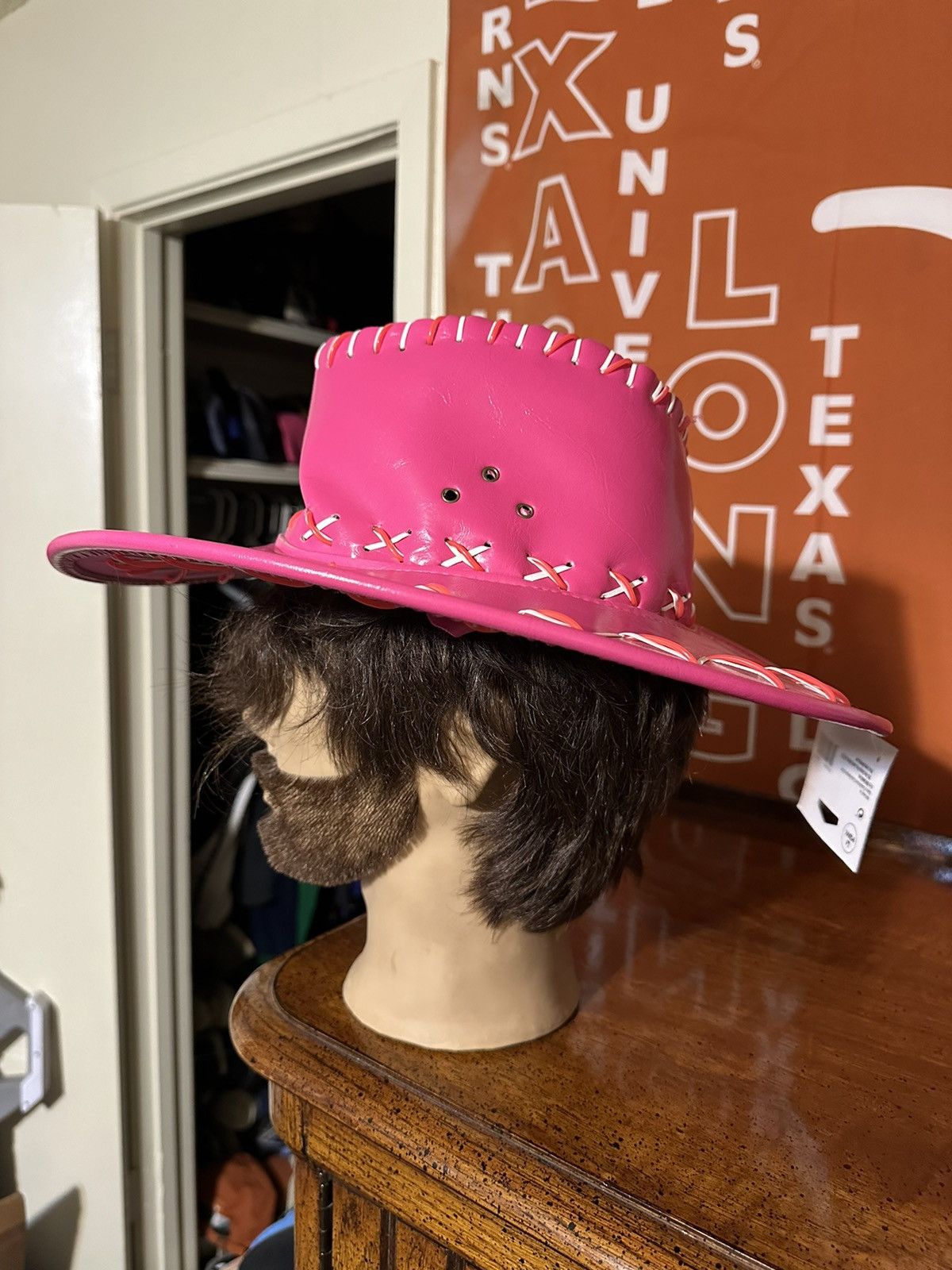 New Era × Vintage Vintage Pink Cowboy light up hat 00s Size ONE SIZE - 5 Thumbnail