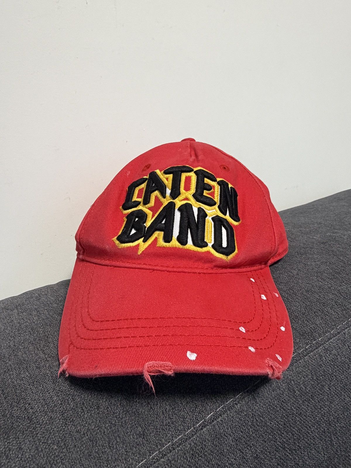 Dsquared2 DSQUARED2 Caten Band Red Cap Size ONE SIZE - 1 Thumbnail