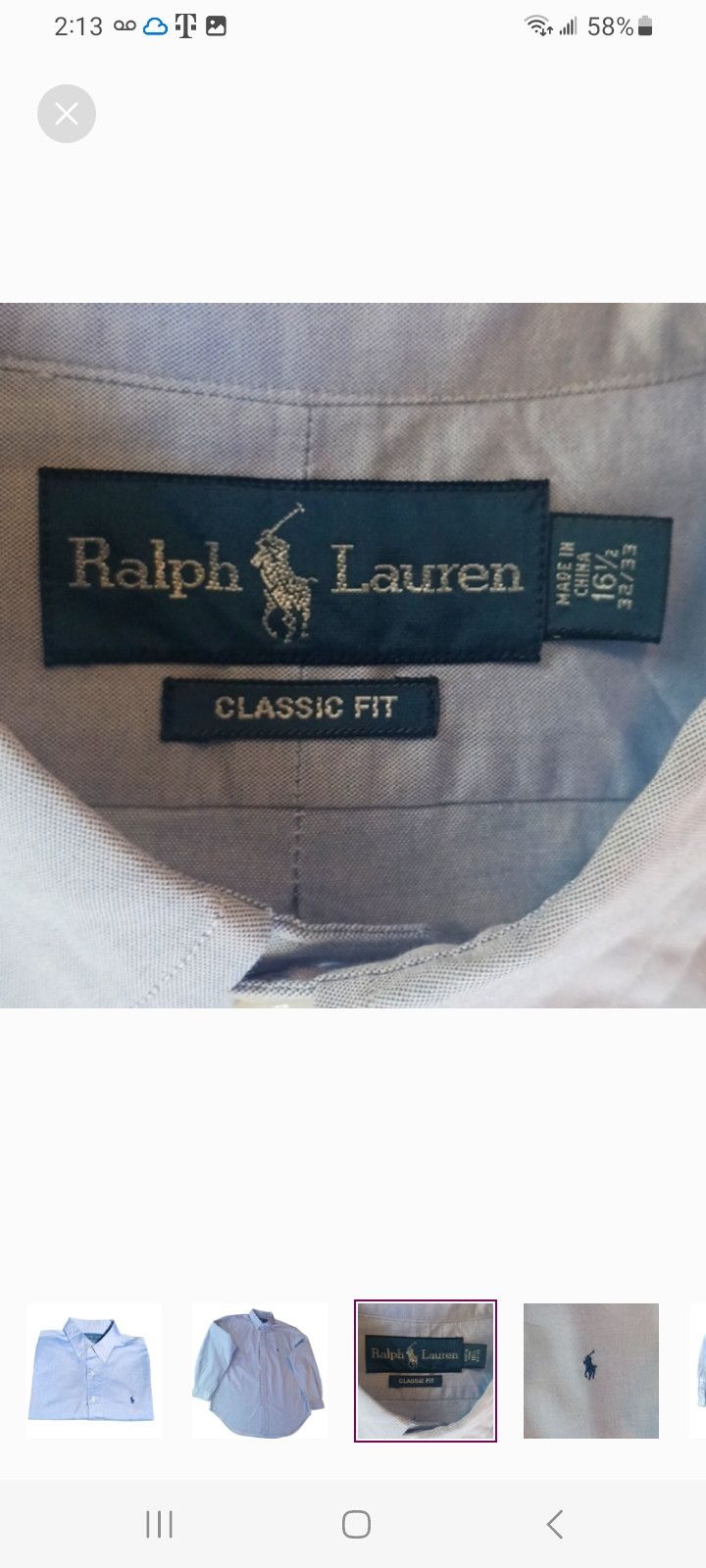 Ralph Lauren Ralph Lauren Classic-Fit Long-Sleeve Shirt Size US L / EU 52-54 / 3 - 3 Thumbnail