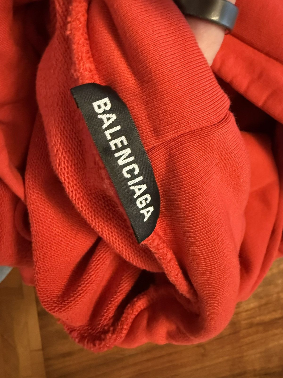 Balenciaga Balenciaga hoodie in red Size US M / EU 48-50 / 2 - 5 Thumbnail