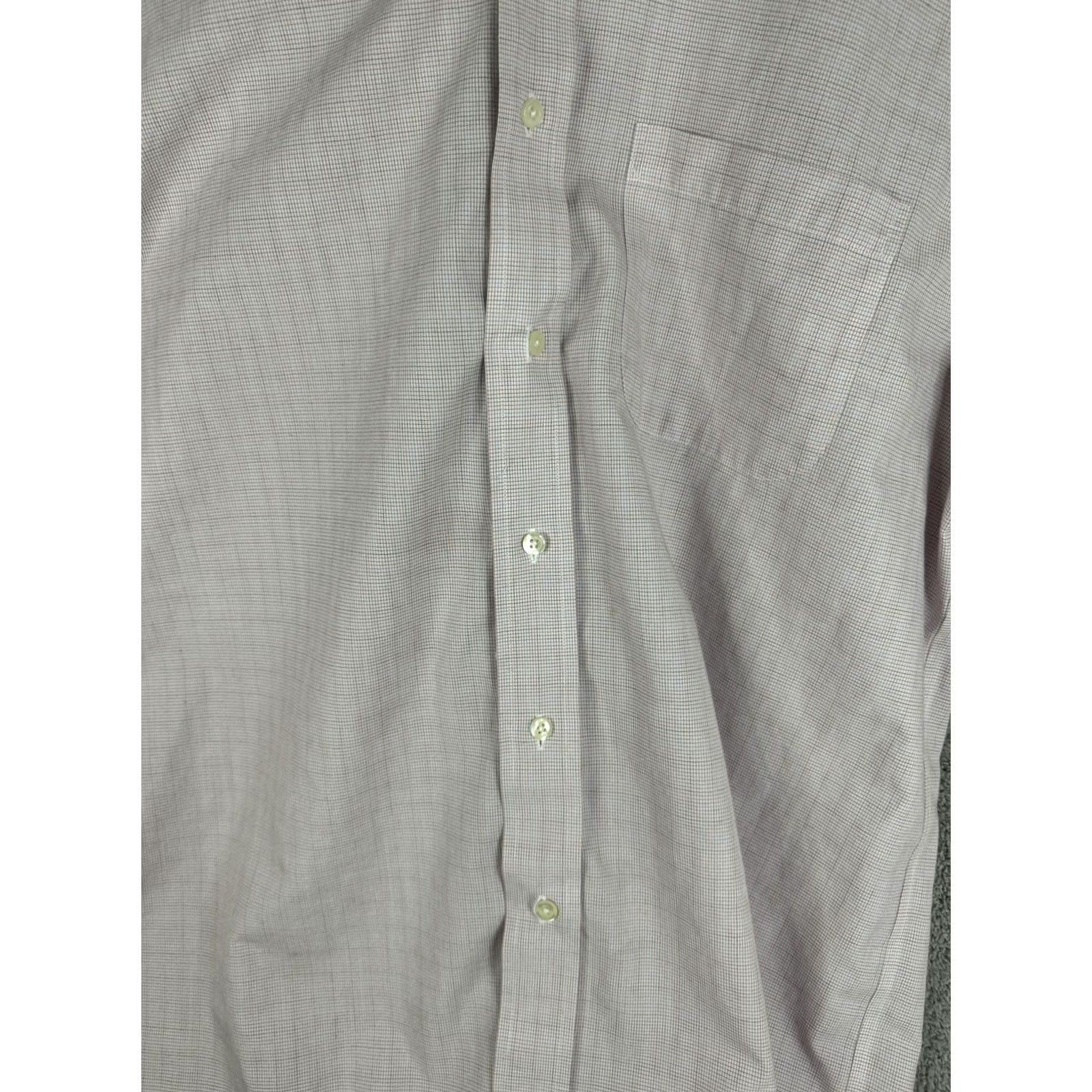 Brooks Brothers Brooks Brothers Shirt Dress Mens 15.5 34 Pink Check Non-Iron Supima Cotton Shirt Dress Mens 15.5 34 Pink Check Non-Iron Supima Cotton Size 42R - 4 Thumbnail