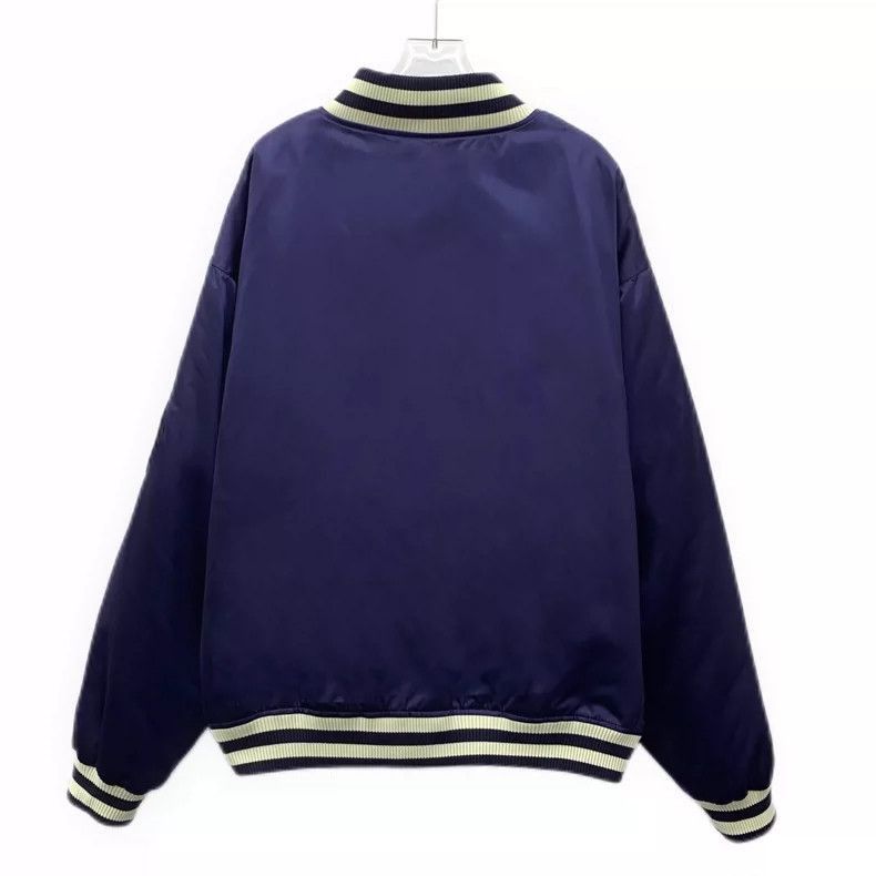 Louis Vuitton Louis Vuitton Logo Blue Long Sleeve Jacket -2505 Size US XXL / EU 58 / 5 - 2 Thumbnail