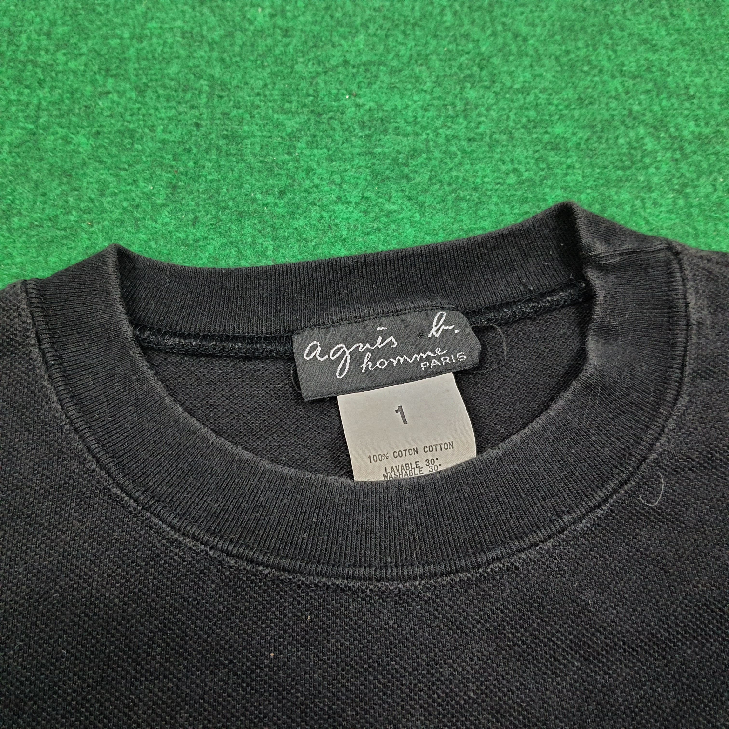 Designer × Vintage × agnes b. Vintage Agnes B. Hommes Paris Designer Plain Tshirt Size US M / EU 48-50 / 2 - 4 Thumbnail