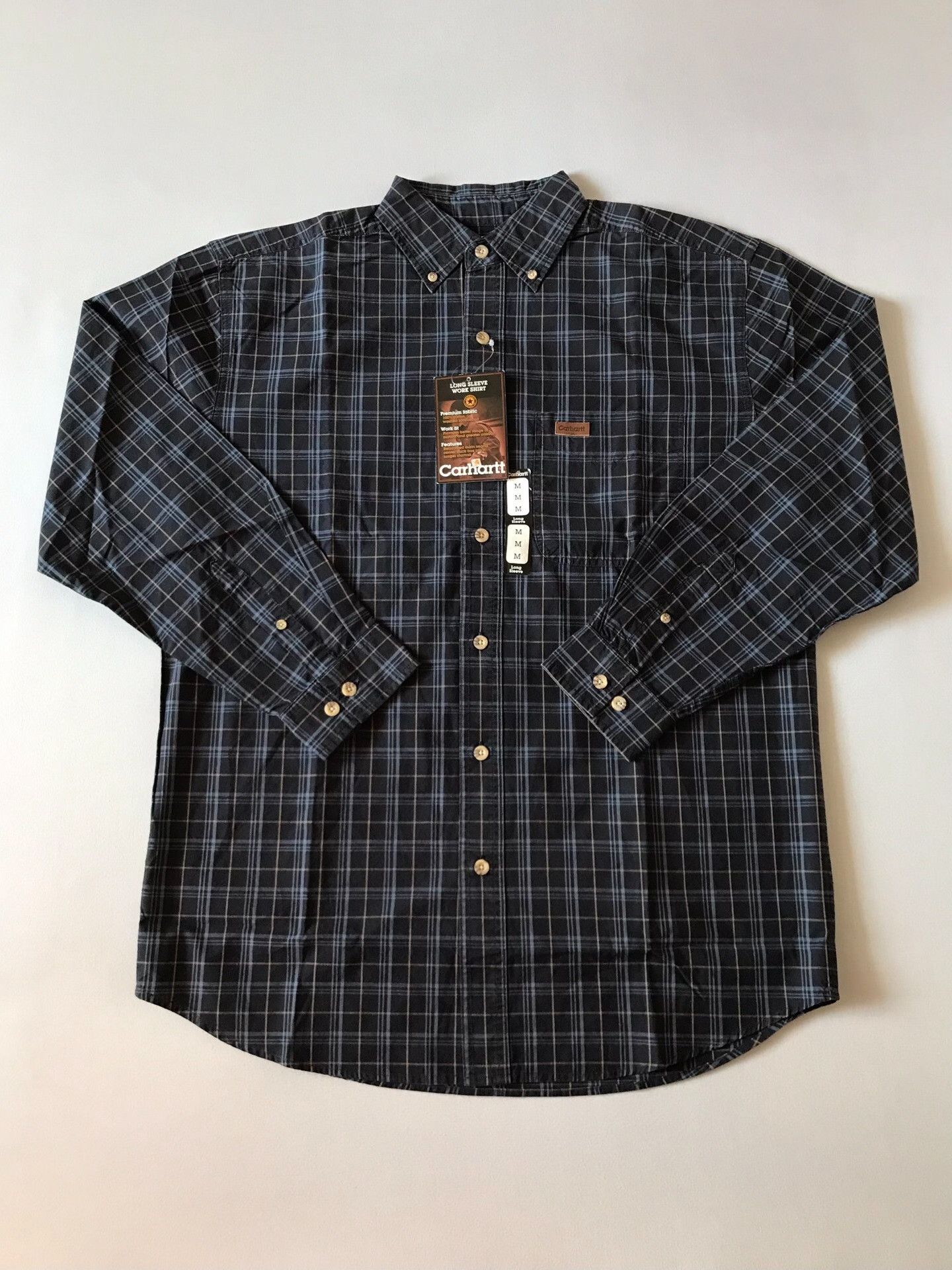 Carhartt Carhartt S130 BLB Check Work Shirt Size US M / EU 48-50 / 2 - 1 Thumbnail