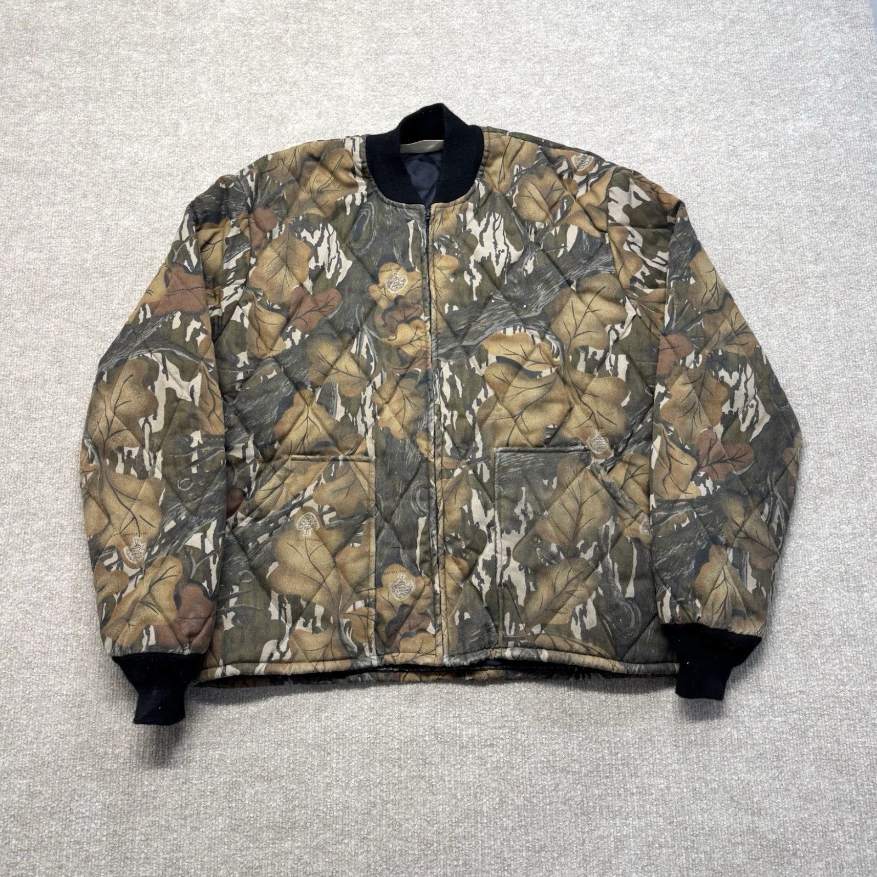 Vintage VINTAGE Mossy Oak Fall Foliage Bomber Jacket Mens L Camo Hunting 80s Tall Timber Size US L / EU 52-54 / 3 - 2 Thumbnail