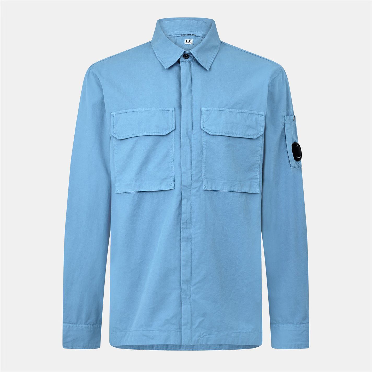 C.P. Company o1g2r1mq0426 Gabard Overshirt in Blue Size US XS / EU 42 / 0 - 1 Thumbnail