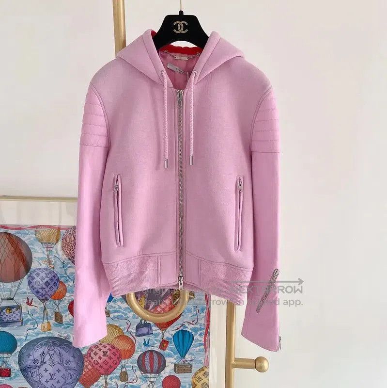 Givenchy Givenchy Pink Lambskin Women's Jacket . Size M / US 6-8 / IT 42-44 - 1 Thumbnail