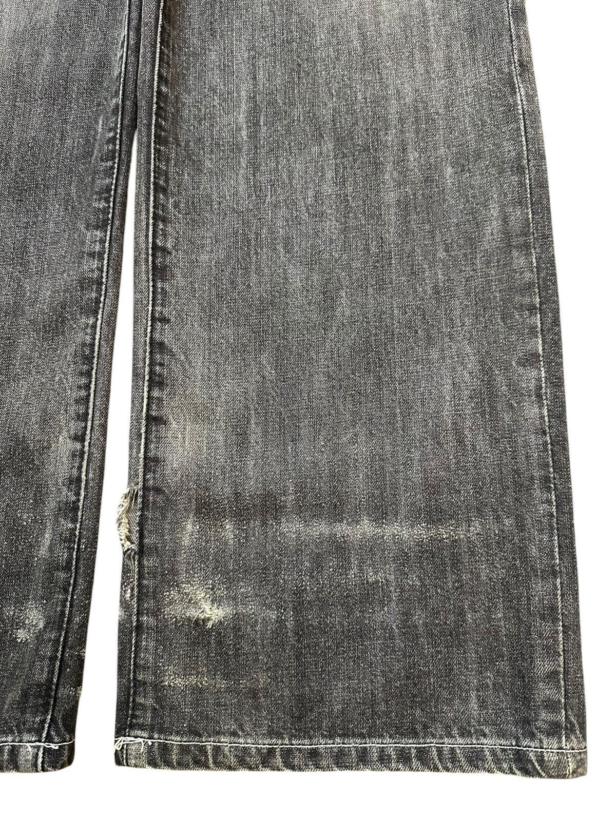 Akademiks Vintage Japanese Akademiks Faded Wash Distress Baggy Jeans Size US 33 - 8 Thumbnail