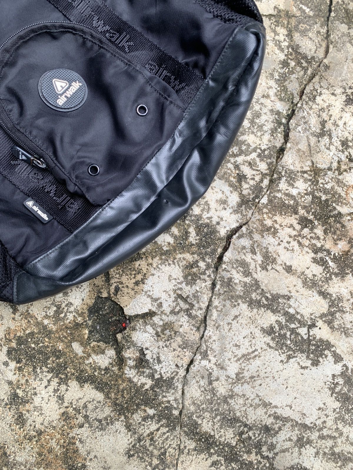 Airwalk 2000s Airwalk Black Outdoor 2 in 1 Pouch Multipocket Bag Size ONE SIZE - 9 Thumbnail