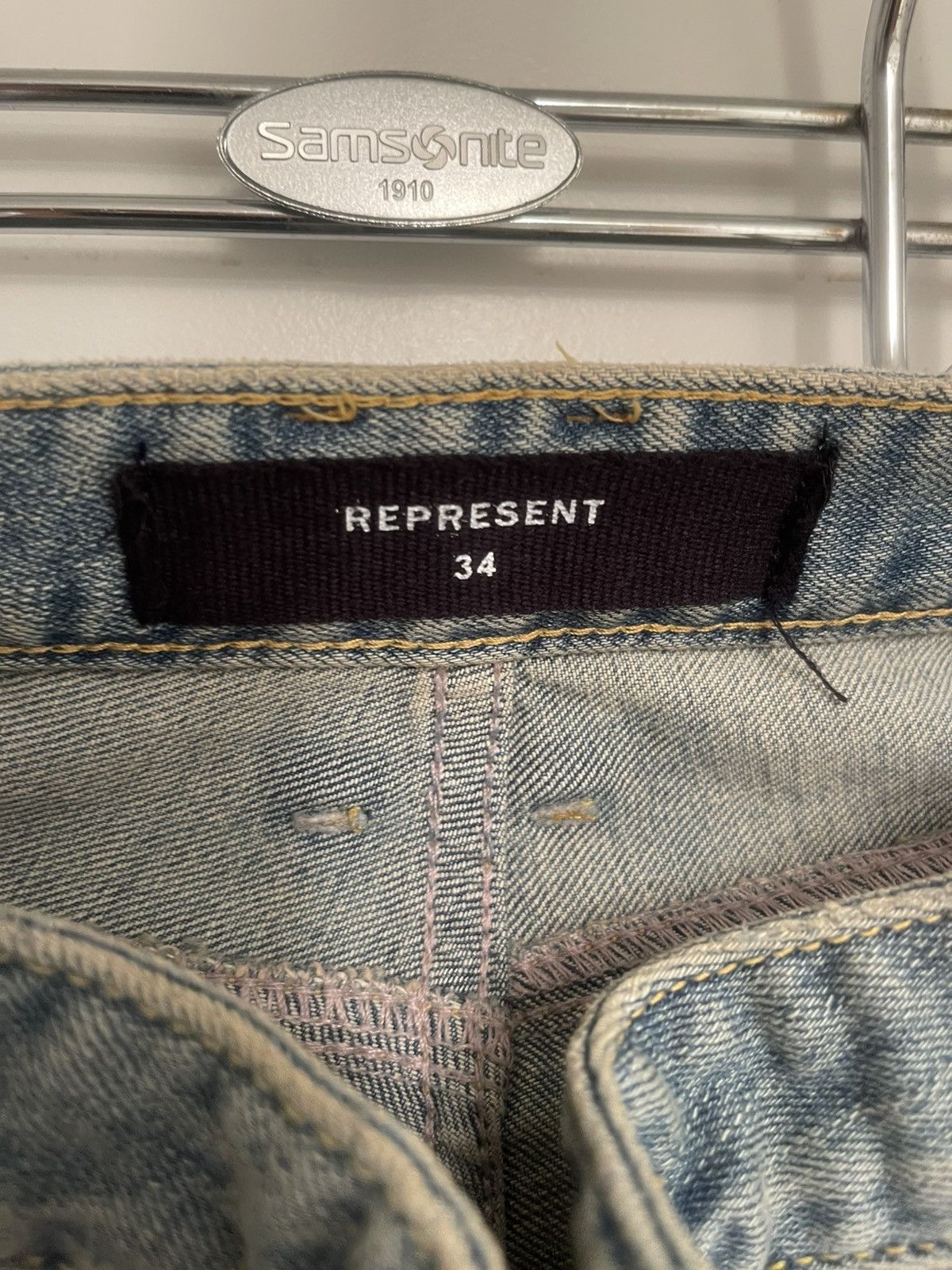 Represent Clo. Vintage Represent Biker Denim 34 Gently Used Size US 34 / EU 50 - 2 Thumbnail