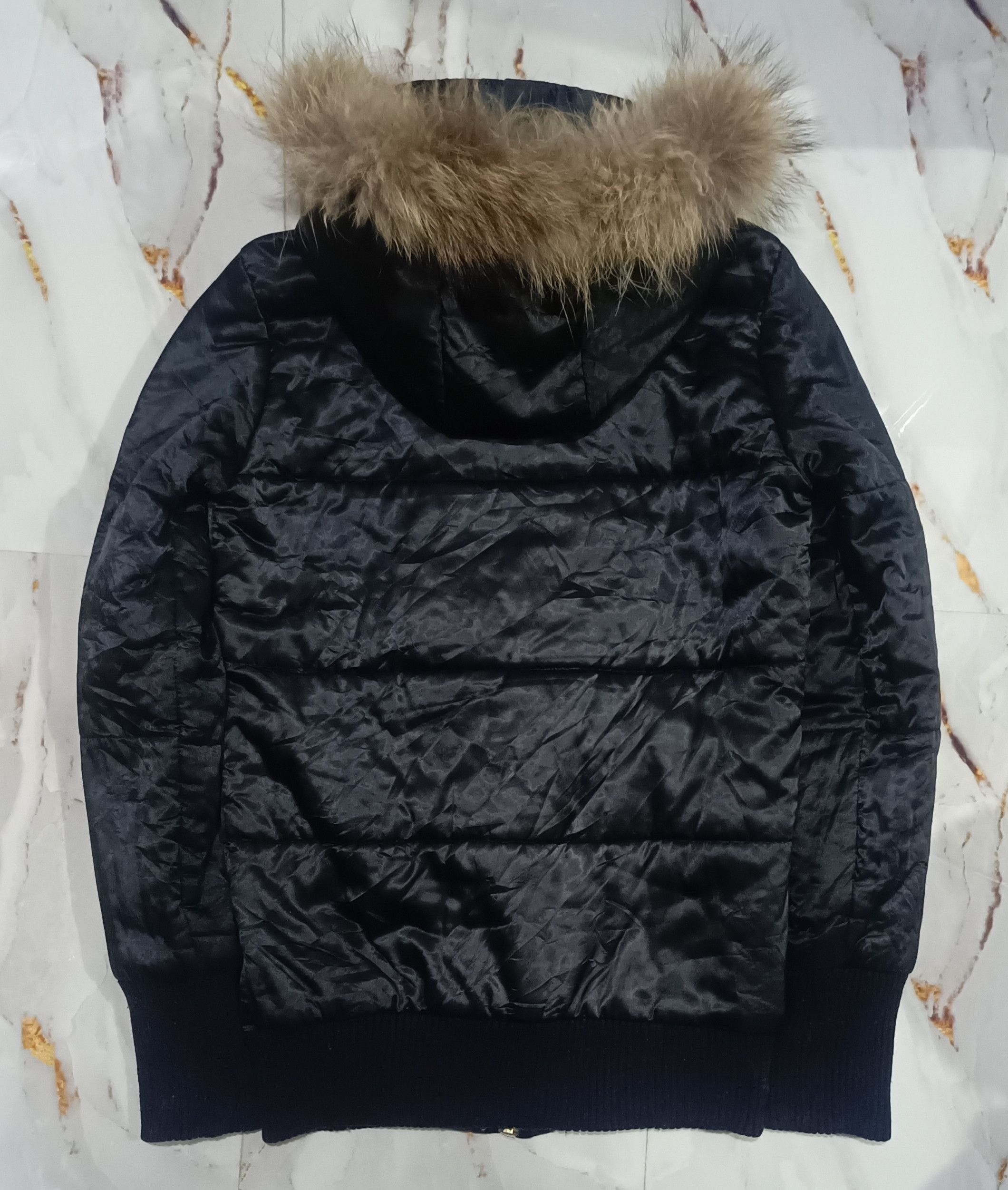 semanticdesign 2000s Japanese Punk Grunge Raccoon Fur Puffer Jacket opium Size US S / EU 44-46 / 1 - 2 Thumbnail
