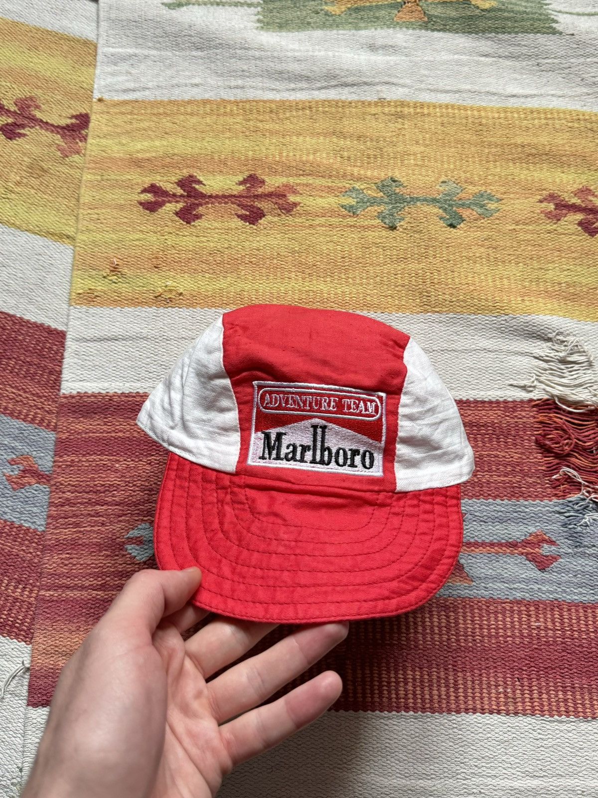 Vintage Vintage 90’s Marlboro Adventure Team y2k Cycle Hat Size ONE SIZE - 2 Thumbnail