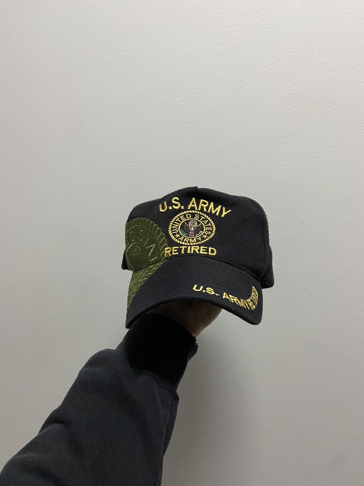 Vintage U.S. Army Retired big logo cap vintage Size ONE SIZE - 4 Thumbnail