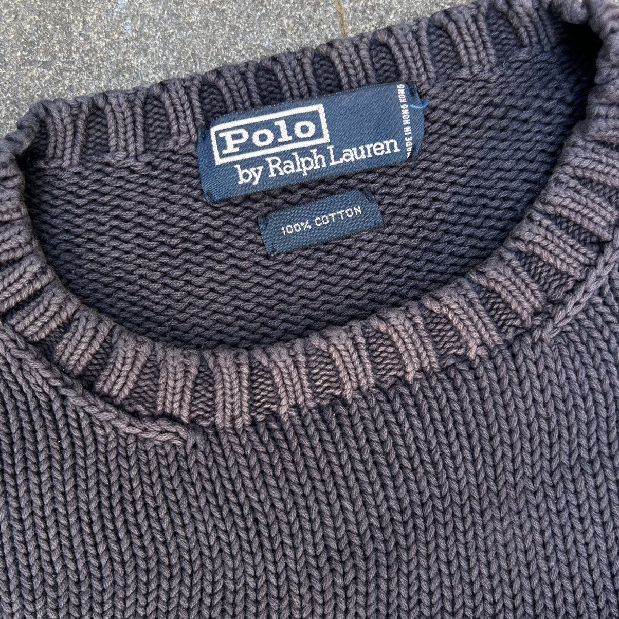 Designer × Polo Ralph Lauren × Vintage Vintage Polo Ralph Lauren American Flag Knit Sweater Size US L / EU 52-54 / 3 - 4 Thumbnail