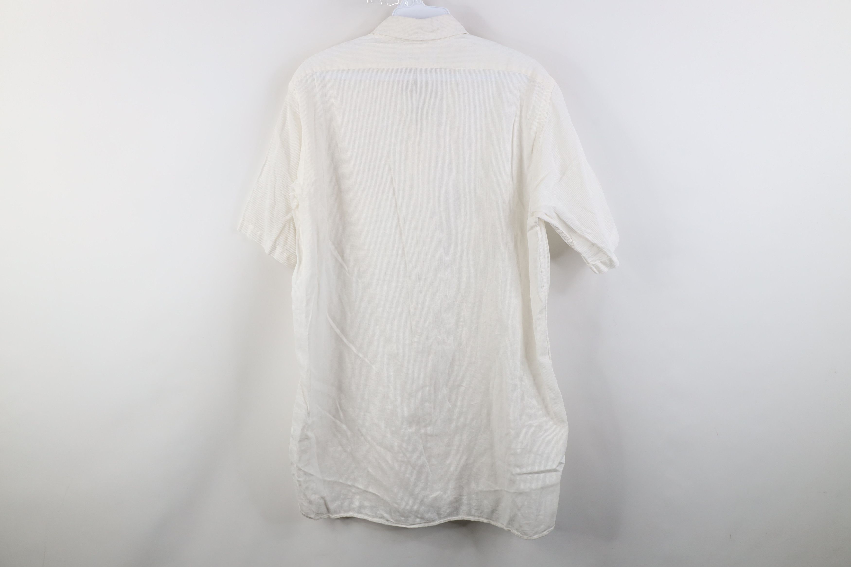 Vintage Vintage 50s Pearl Sheer Thermal Knit Button Shirt White USA Size US M / EU 48-50 / 2 - 9 Thumbnail