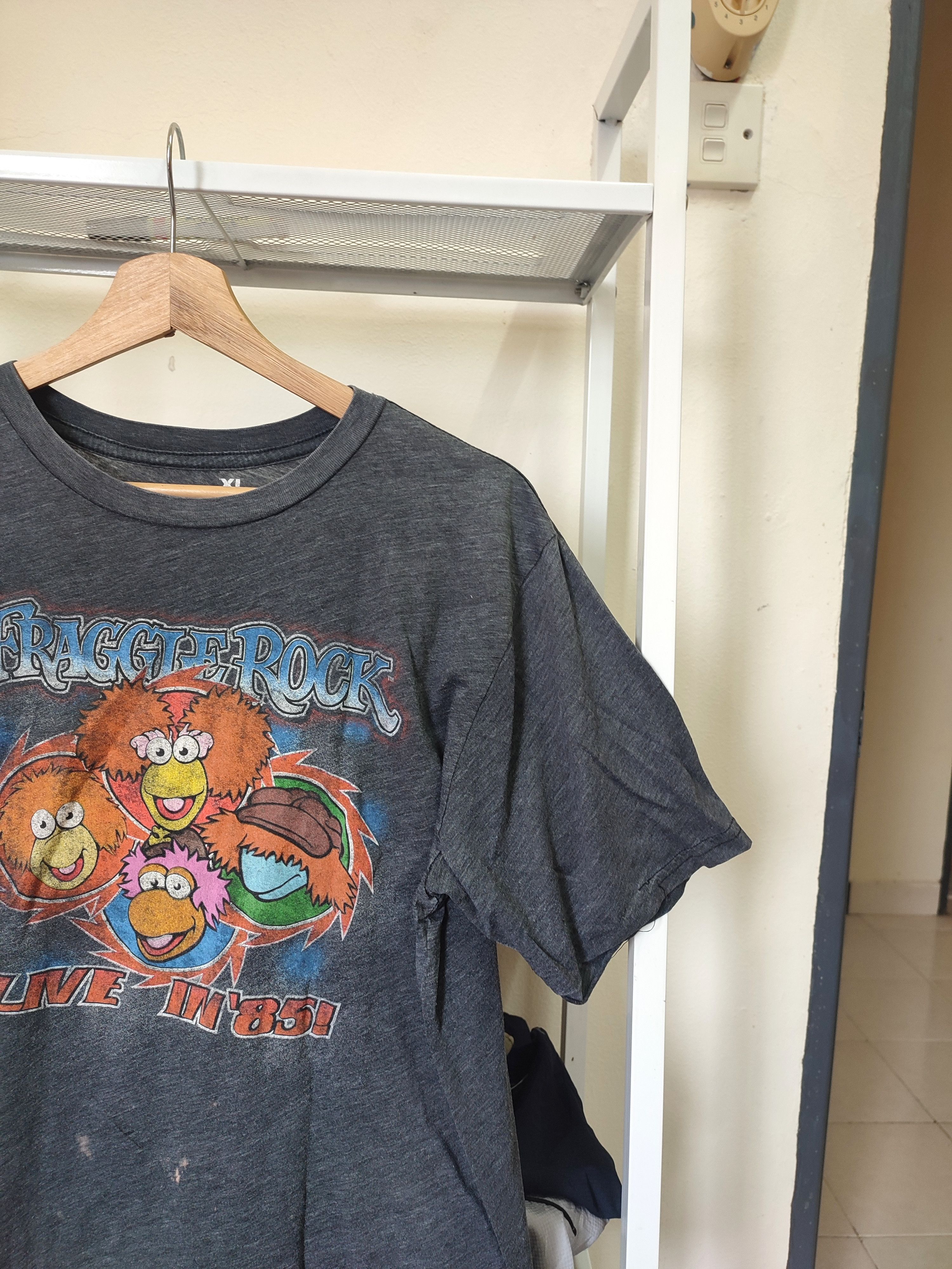Cartoon Network Crazy Vintage Fraggie Rock Live In '85' Tees Size US L / EU 52-54 / 3 - 4 Thumbnail