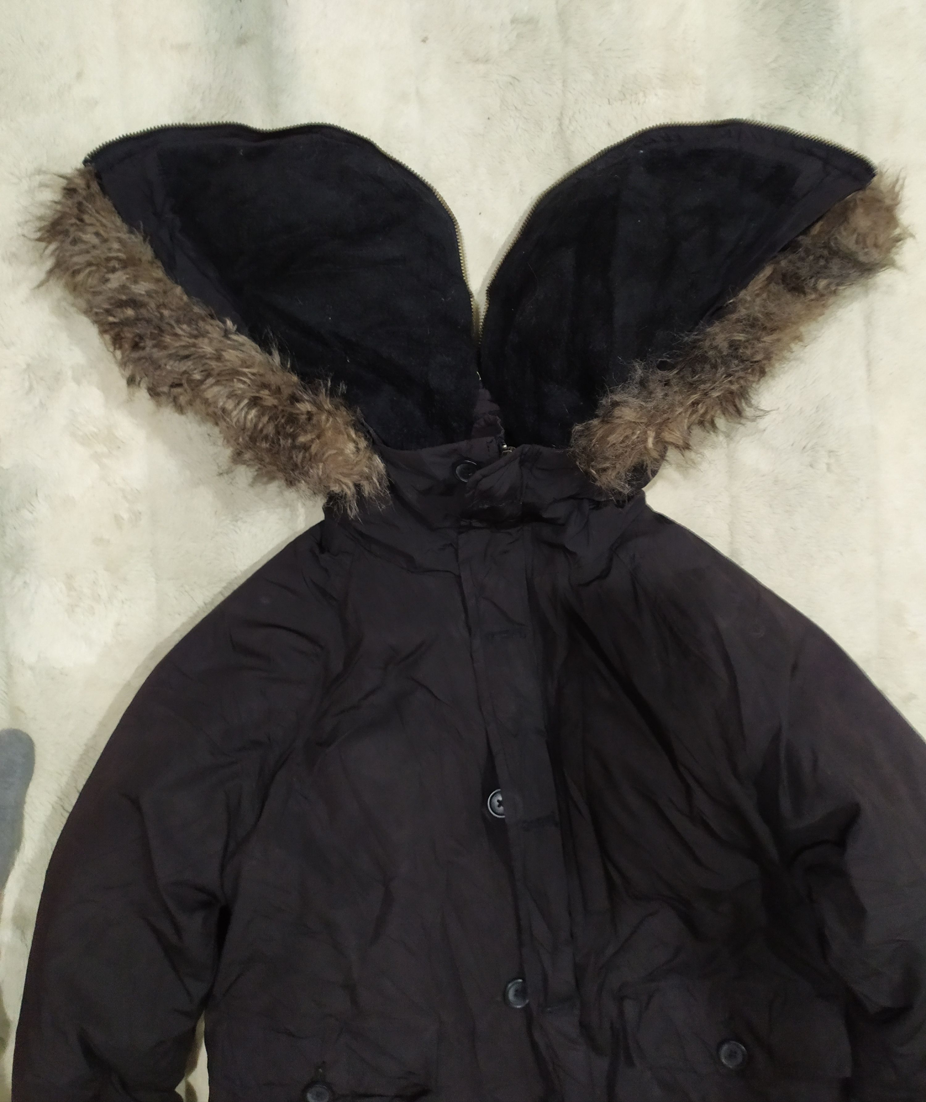 If Six Was Nine × Japanese Brand × Le Grande Bleu (L.G.B.) Japanese Gap hoodie fur jacket ifsixwasnine lgb style i Size US S / EU 44-46 / 1 - 3 Thumbnail