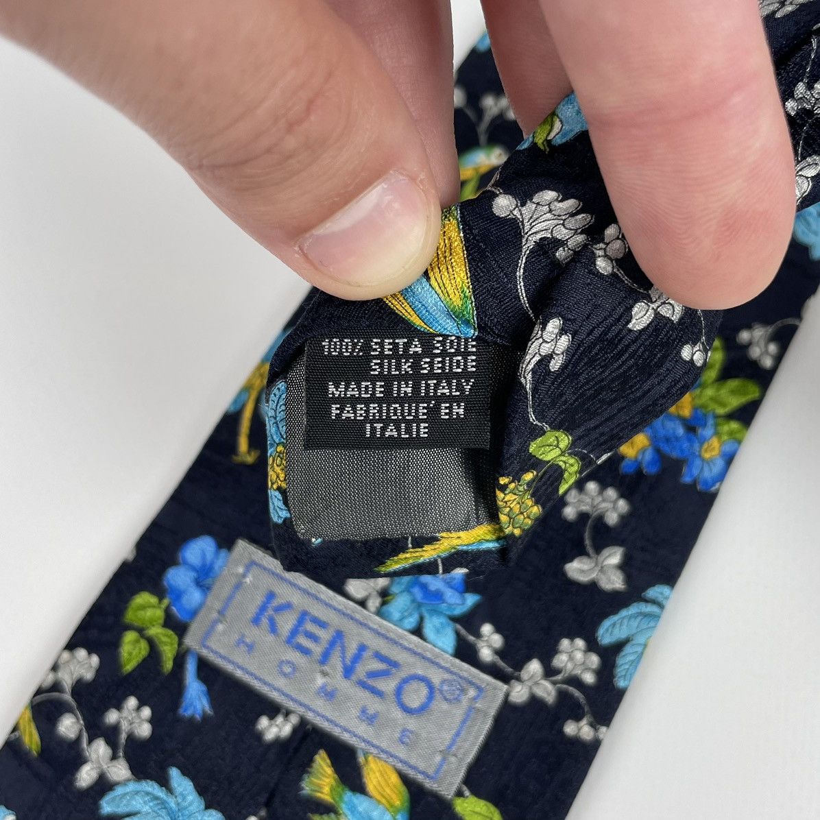 Kenzo Kenzo Homme Abstraction Silk Tie Size ONE SIZE - 6 Thumbnail