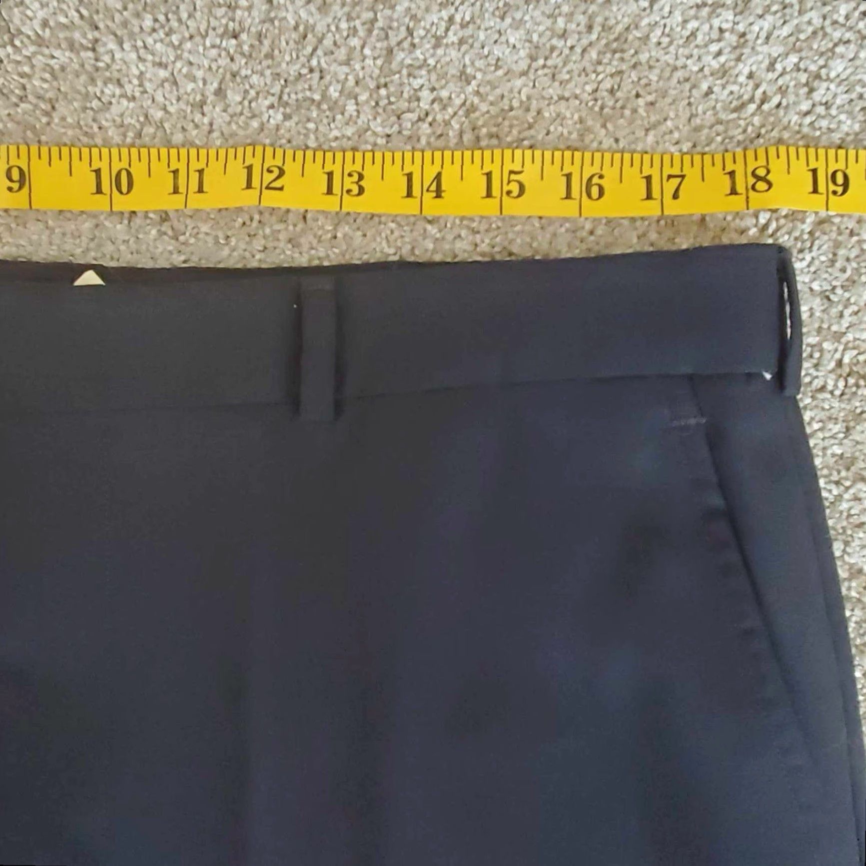 Lands' End VINTAGE Lands' End Pants Dress 100% Wool Blue Mens 37 Reg USA Size US 37 - 6 Thumbnail