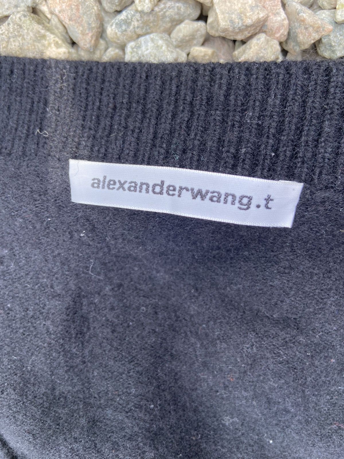 Alexander Wang × T by Alexander Wang alexander wang knit crop top v neck Size M / US 6-8 / IT 42-44 - 2 Thumbnail