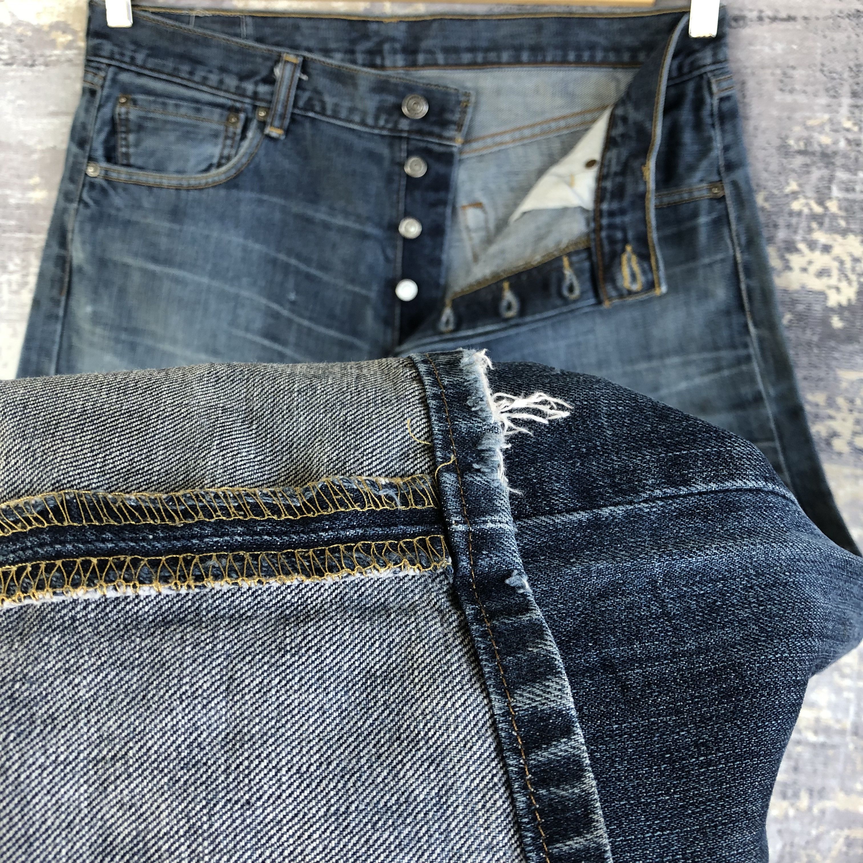 Levi's Vintage Levis 501 Jeans Levi's Faded Straight Denim Size US 34 / EU 50 - 8 Thumbnail