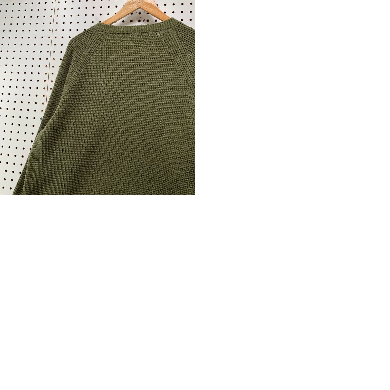 Vintage REI Cooperative Guide Sweater Mens Large Green Waffle Knit Heavyweight Casual Winter Mens Size US L / EU 52-54 / 3 - 9 Thumbnail