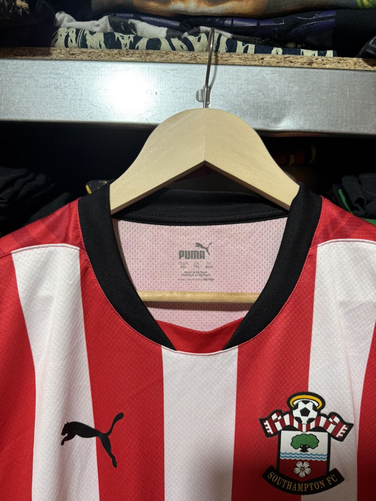 Puma × Vintage Puma SOUTHAMPTON FC 2024 2025 Home Soccer Football Jersey Size US XXL / EU 58 / 5 - 16 Thumbnail