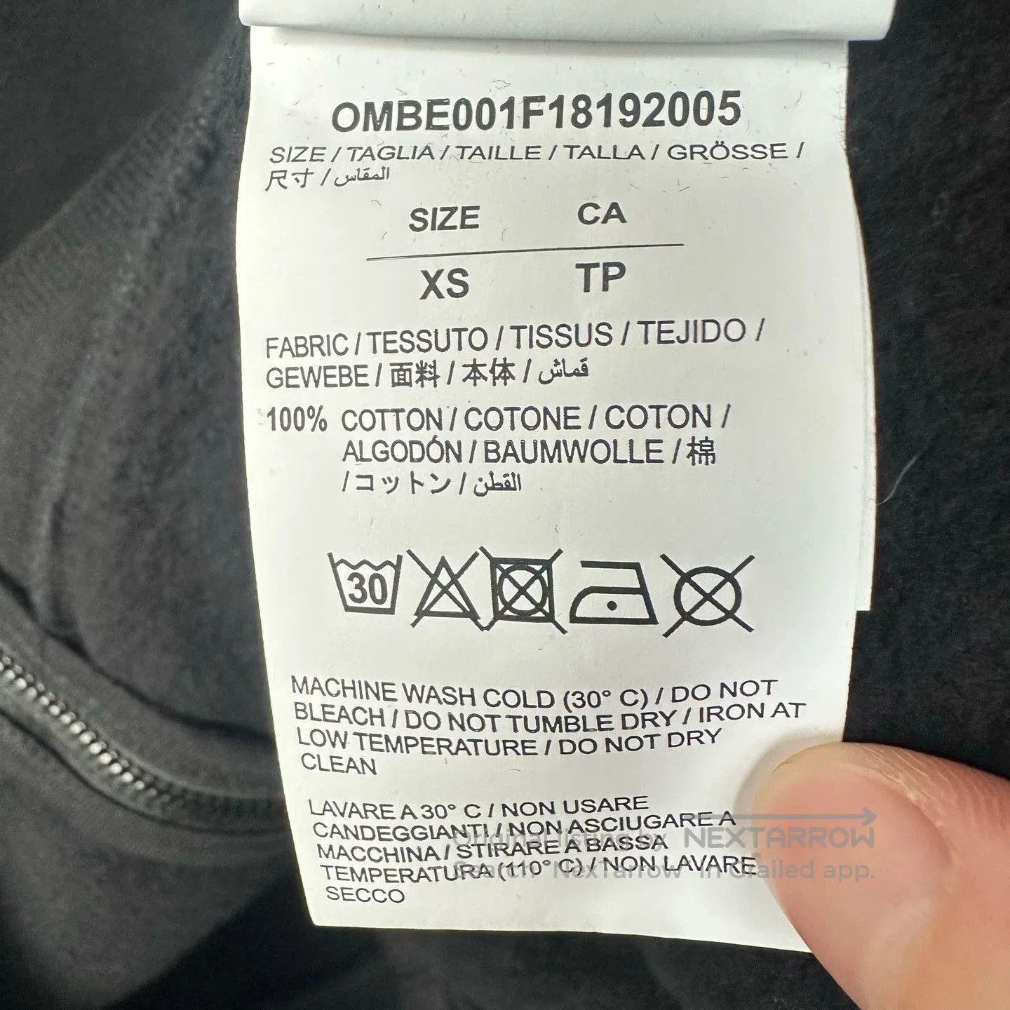 Off-White off white rainbow gradient zip-up hoodie. Size US XS / EU 42 / 0 - 5 Thumbnail