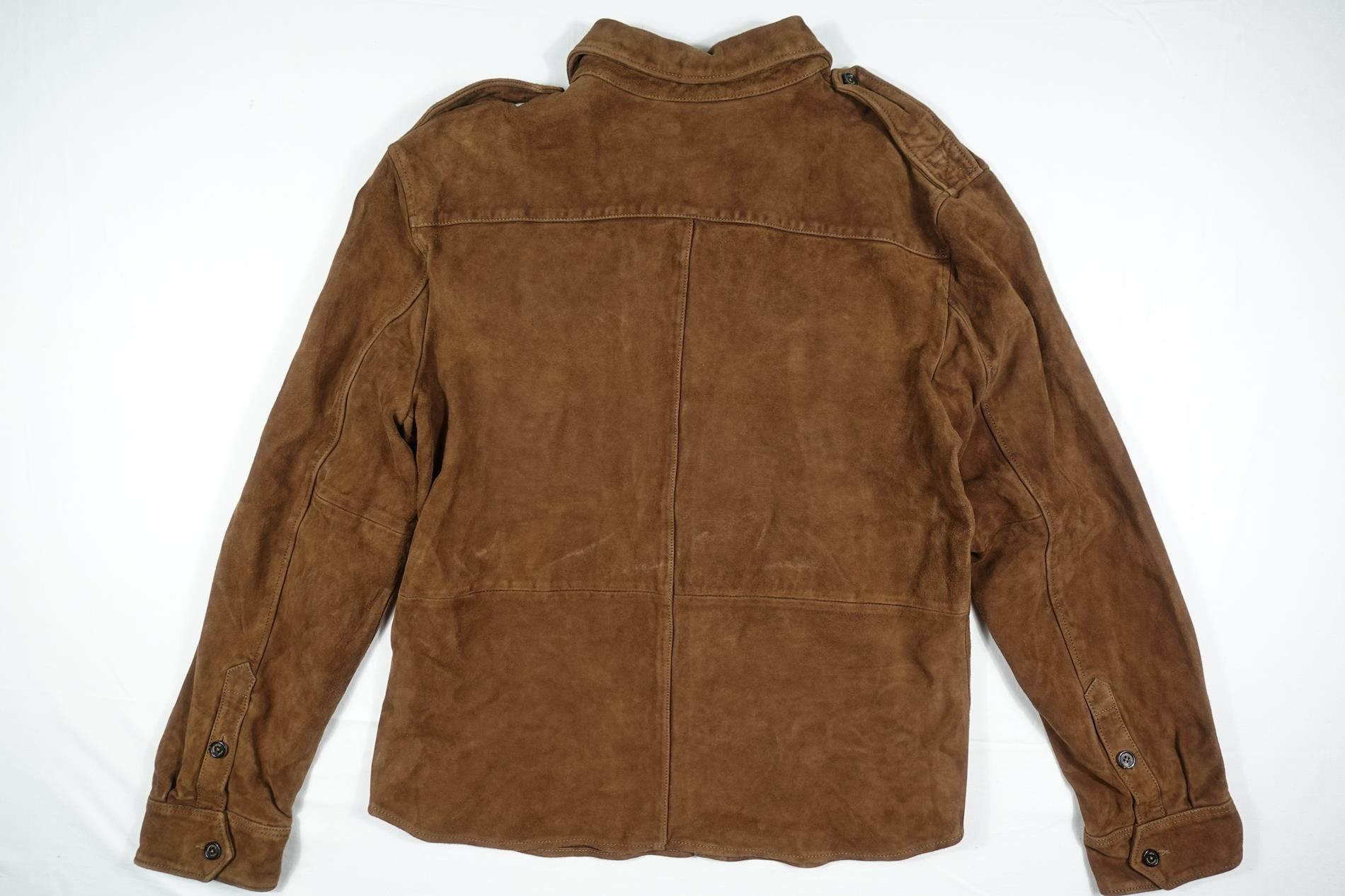 Polo Ralph Lauren Polo Ralph Lauren Jacket Overshirt Leather Safari NWT S Size US S / EU 44-46 / 1 - 2 Thumbnail