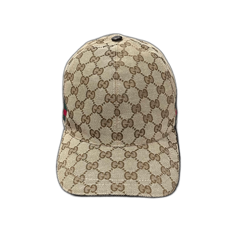 Gucci Gucci Vintage Pattern All - Over Print Striped Baseball Cap Size ONE SIZE - 1 Thumbnail