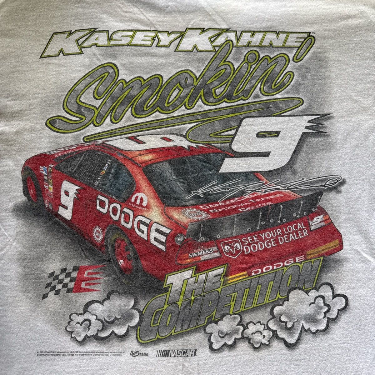 Chase Authentics Kasey Kahne No.9 Dodge Dealers Racing Tee - NASCAR Size US L / EU 52-54 / 3 - 5 Thumbnail