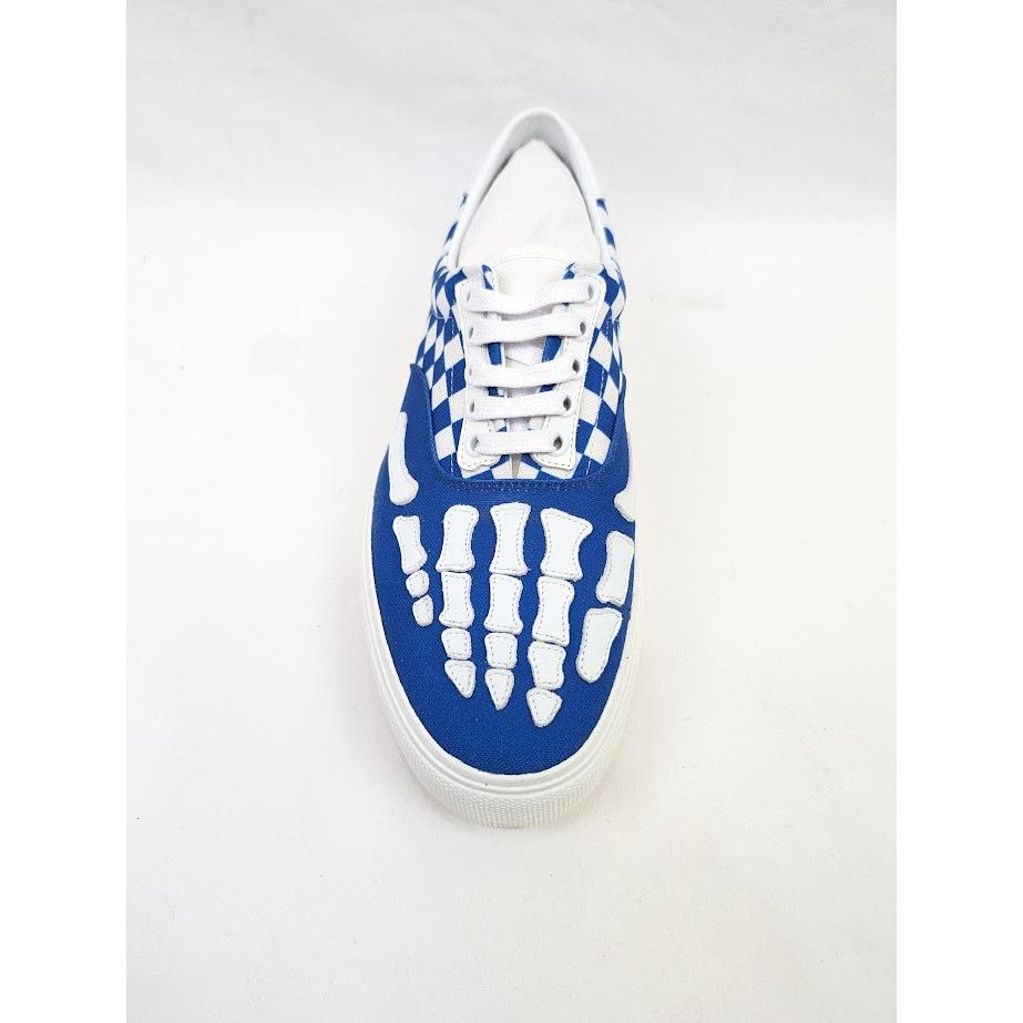 Amiri o1rshd1 Checkered Skel Toe Lace Up in Blue/White Size US 9 / EU 42 - 6 Thumbnail