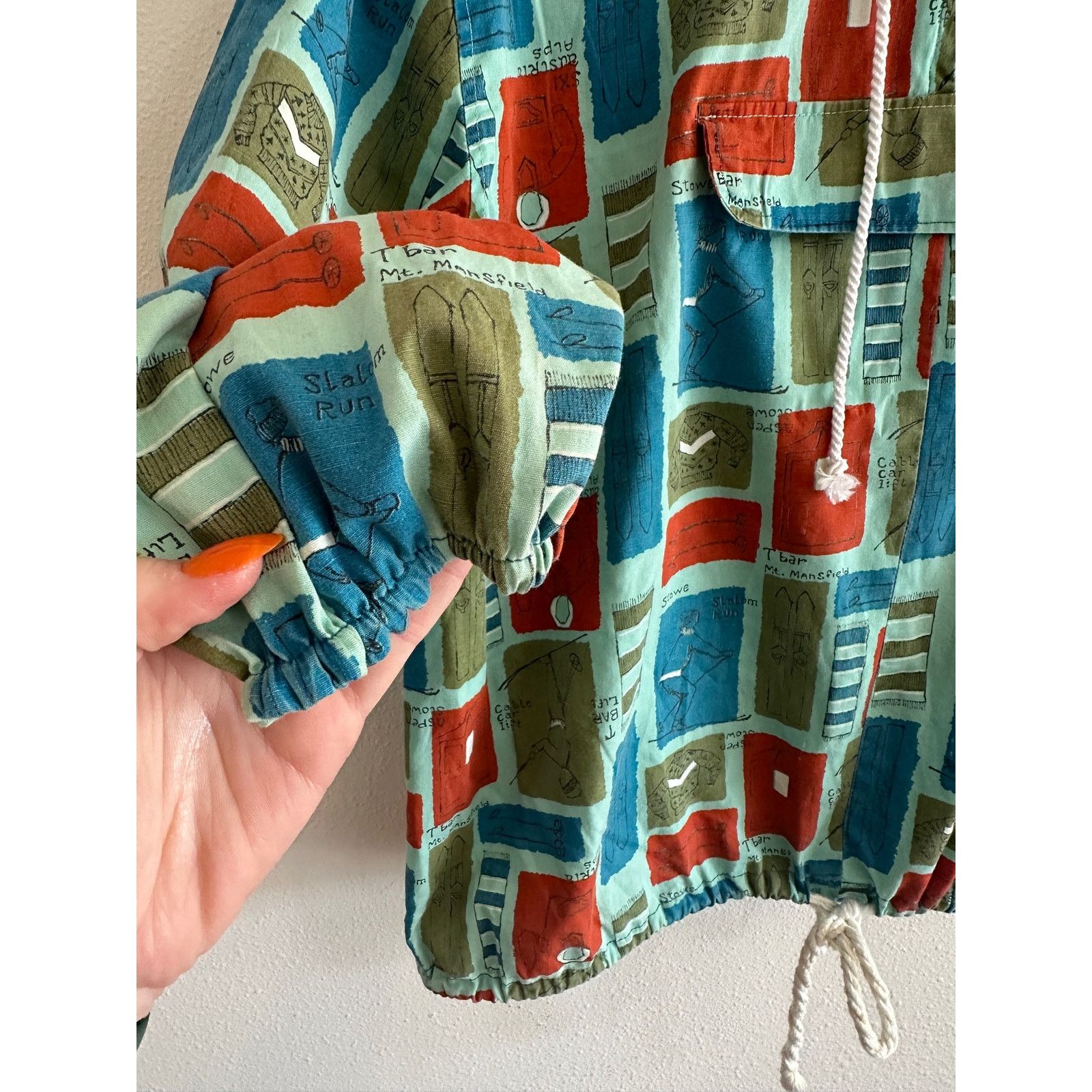 Other 60s Handmade Ski Theme Pullover Size US M / EU 48-50 / 2 - 6 Thumbnail