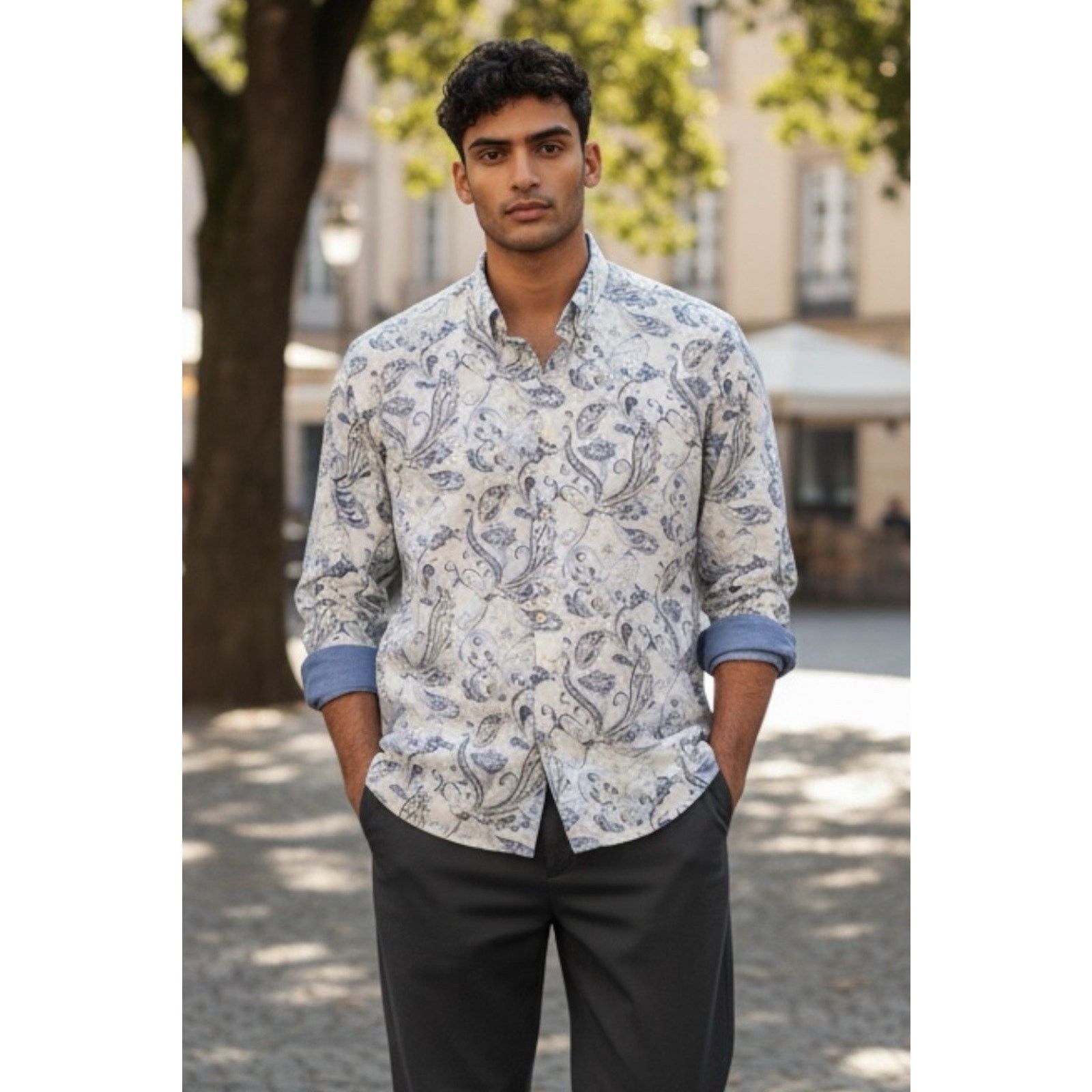 Tommy Bahama Tommy Bahama Men Shirt Reverse Print Paulo Paisley XXL NWT Size US XXL / EU 58 / 5 - 1 Thumbnail
