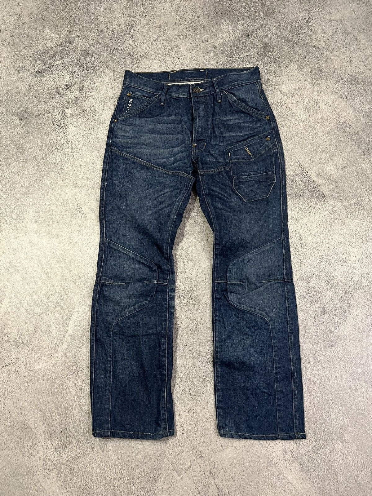 G-Star Vintage Y2k G Star Raw Avant Garde Pocket Denim Jeans 00’s Size US 33 - 2 Thumbnail