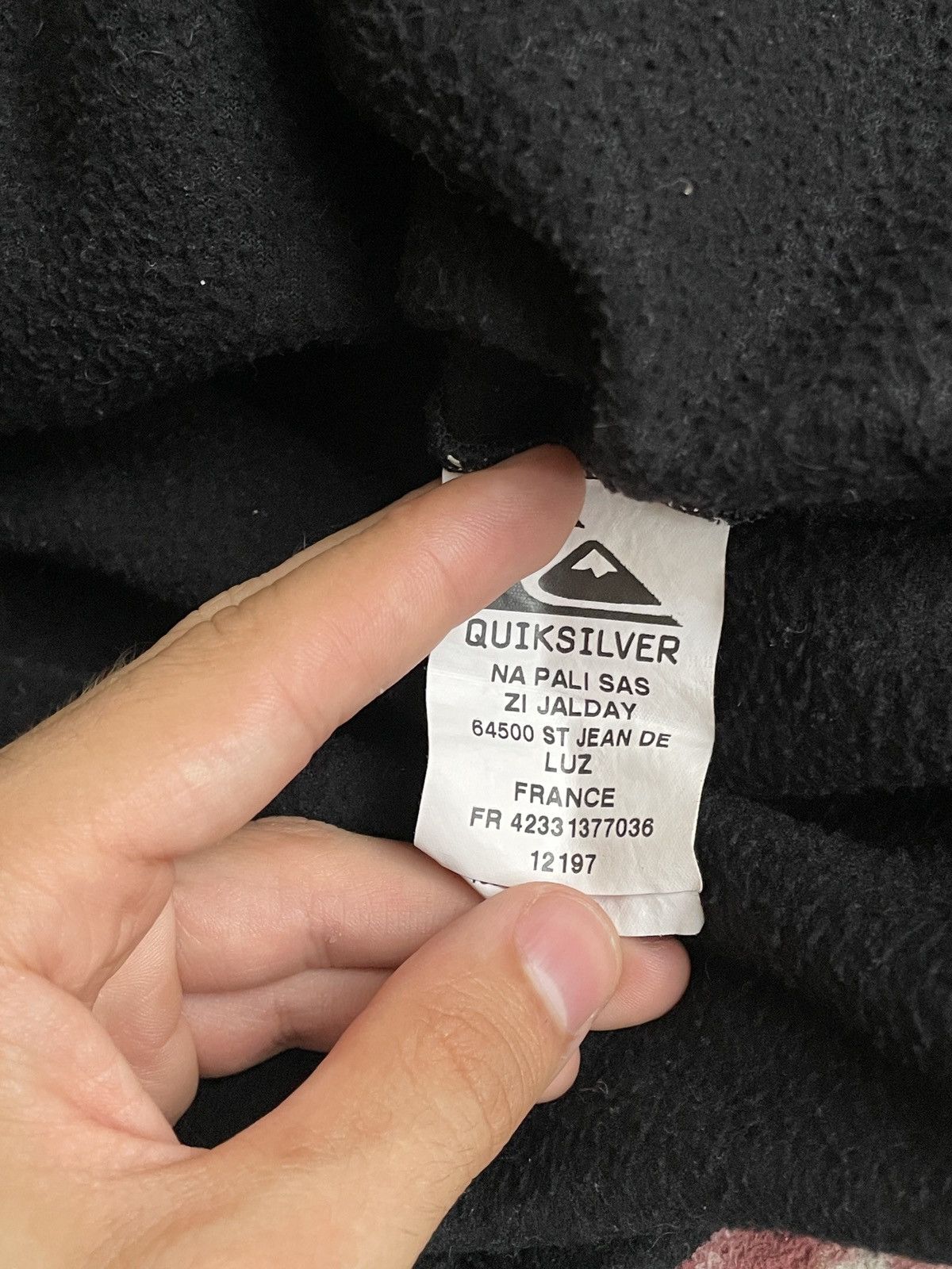 Quiksilver × Vintage Quiksilver Fleece Gorpcore Mini Logo Black Jacket Zip Size US M / EU 48-50 / 2 - 5 Thumbnail