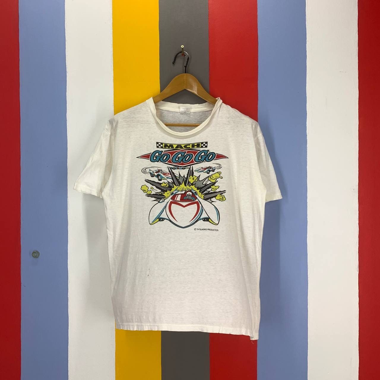 Anime 90s Vintage MACH GOGOGO SPEED RACER T Shirt #2512/L Size US L / EU 52-54 / 3 - 1 Thumbnail