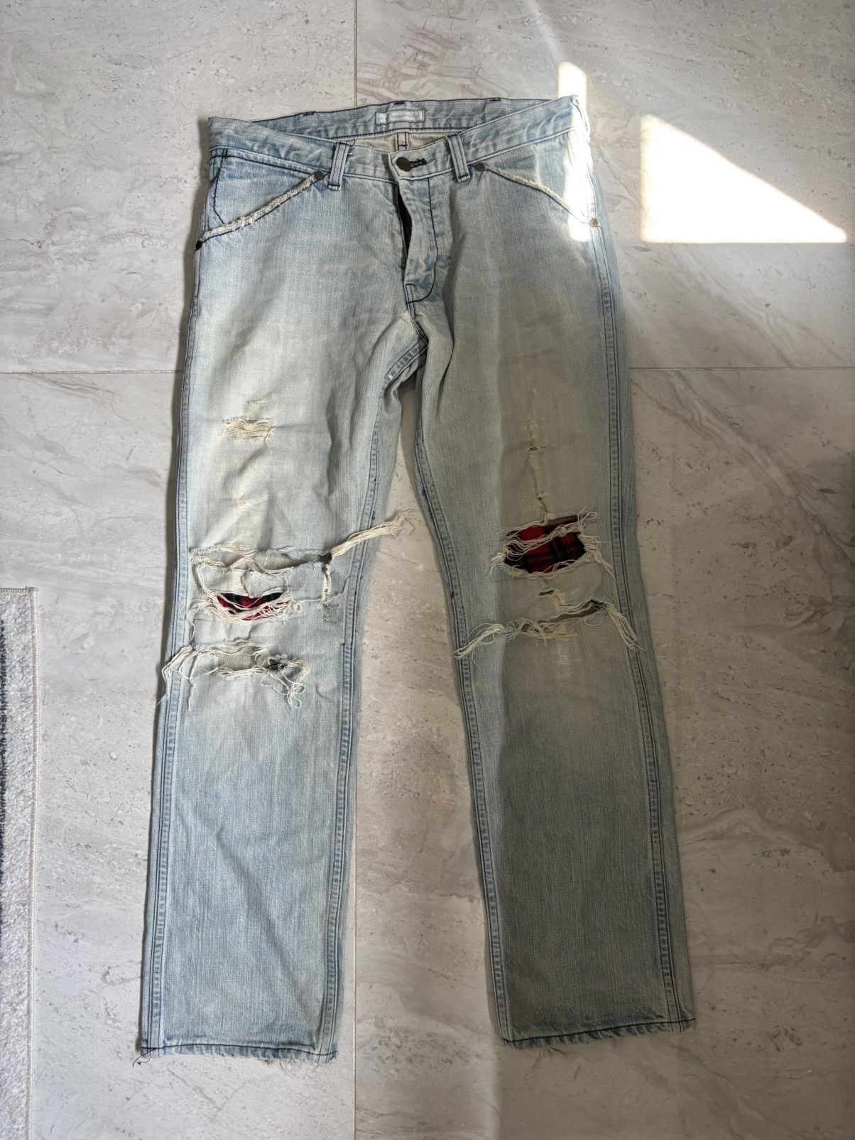 Number (N)ine Number (N)ine - 30 M AW01 baggy denim black