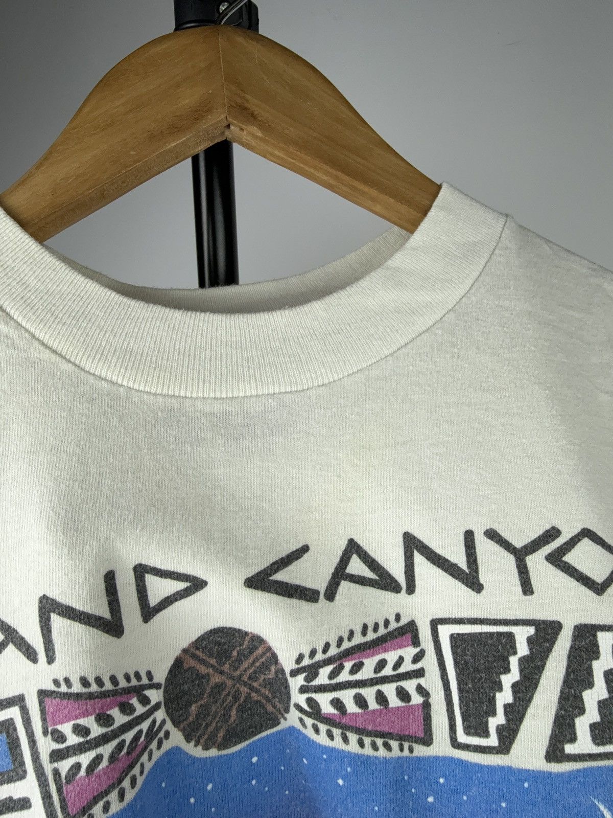 Vintage Vintage 90s Retro Grand Canyon Graphic Art Tee Oneita USA S Size US S / EU 44-46 / 1 - 9 Thumbnail