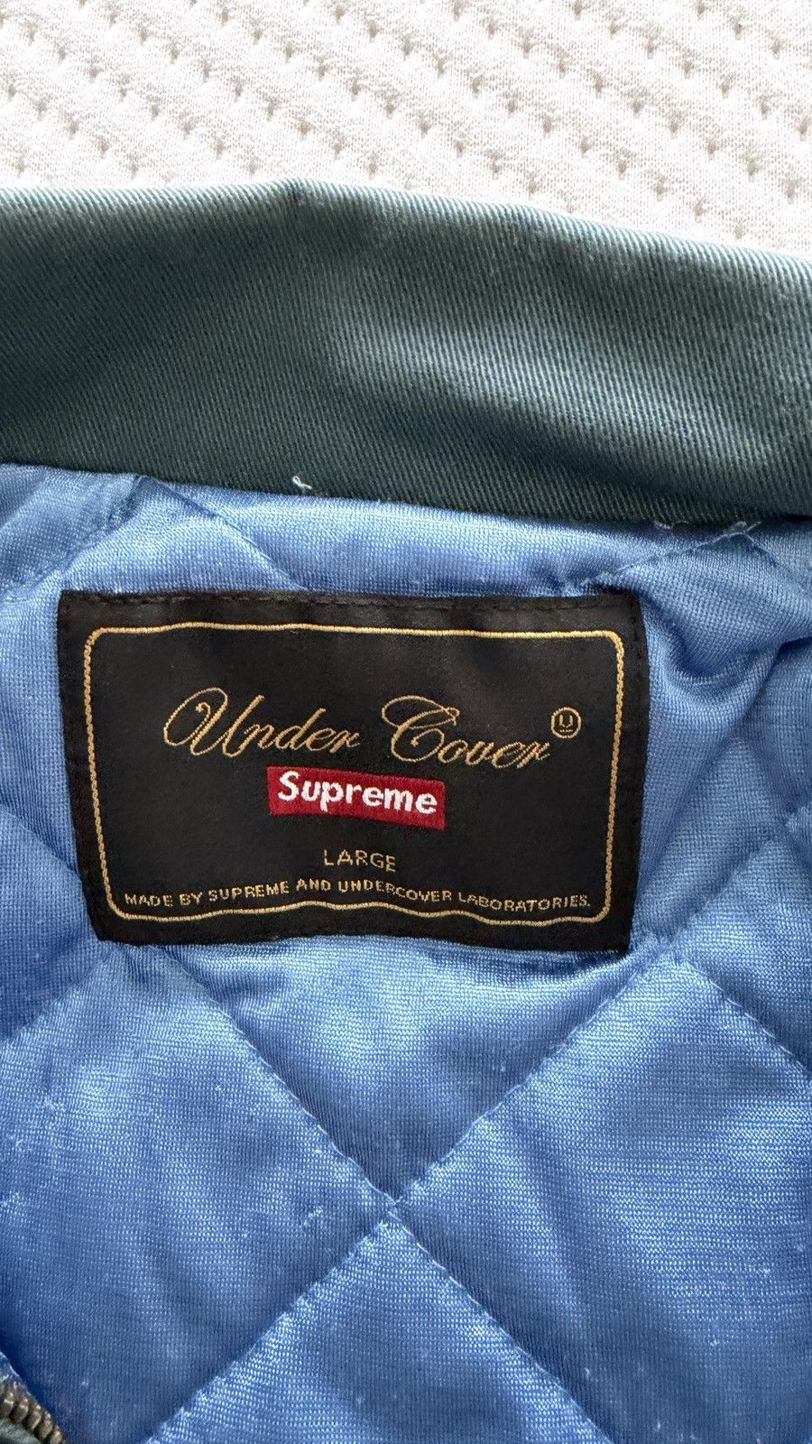 Supreme × Undercover Supreme Undercover Green Bomber Jacket Zip Men's Size L Size US L / EU 52-54 / 3 - 2 Thumbnail