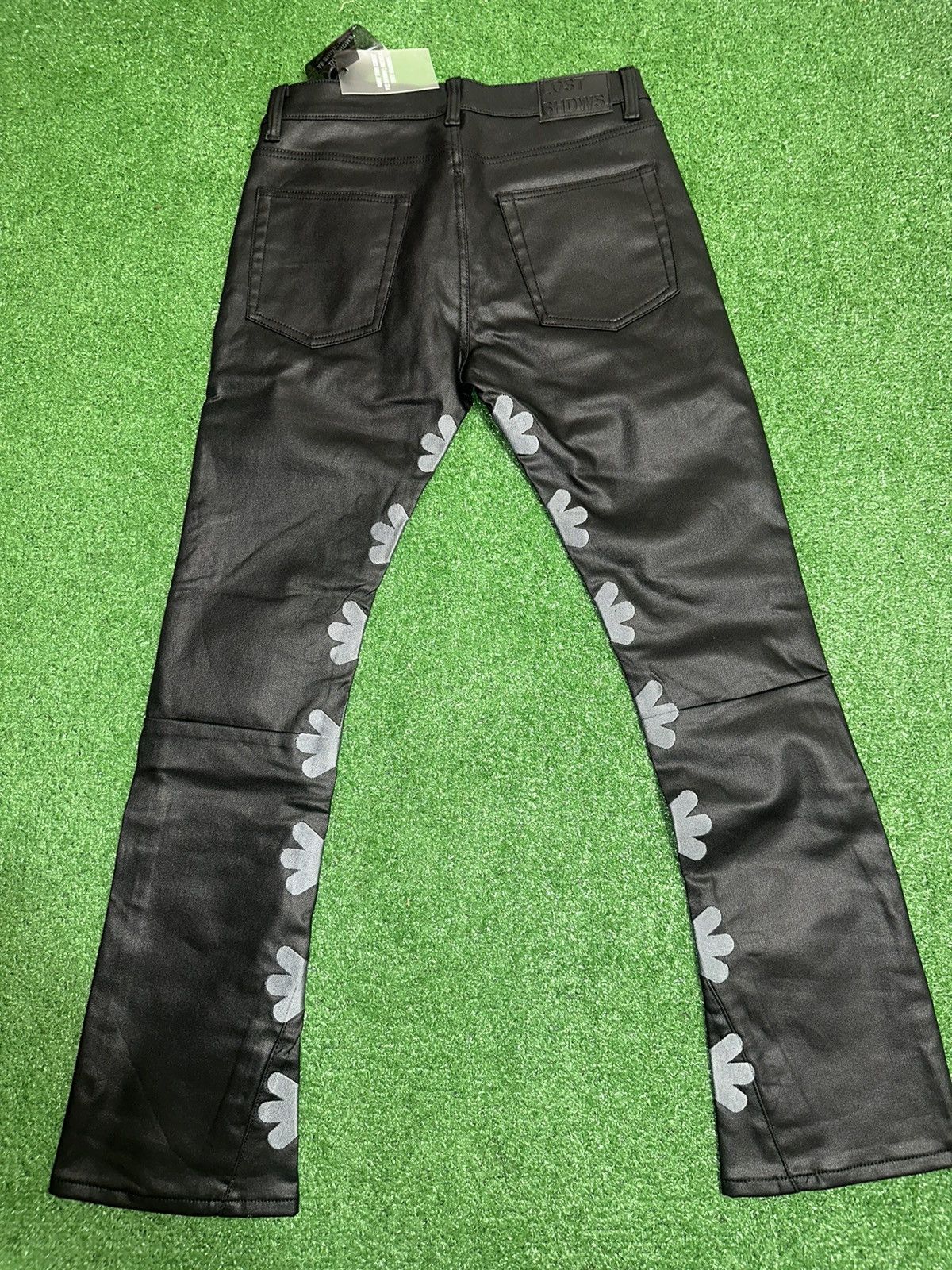 LOSTSHDWS Lostshwds Black Wax Jeans Size US 32 / EU 48 - 2 Thumbnail