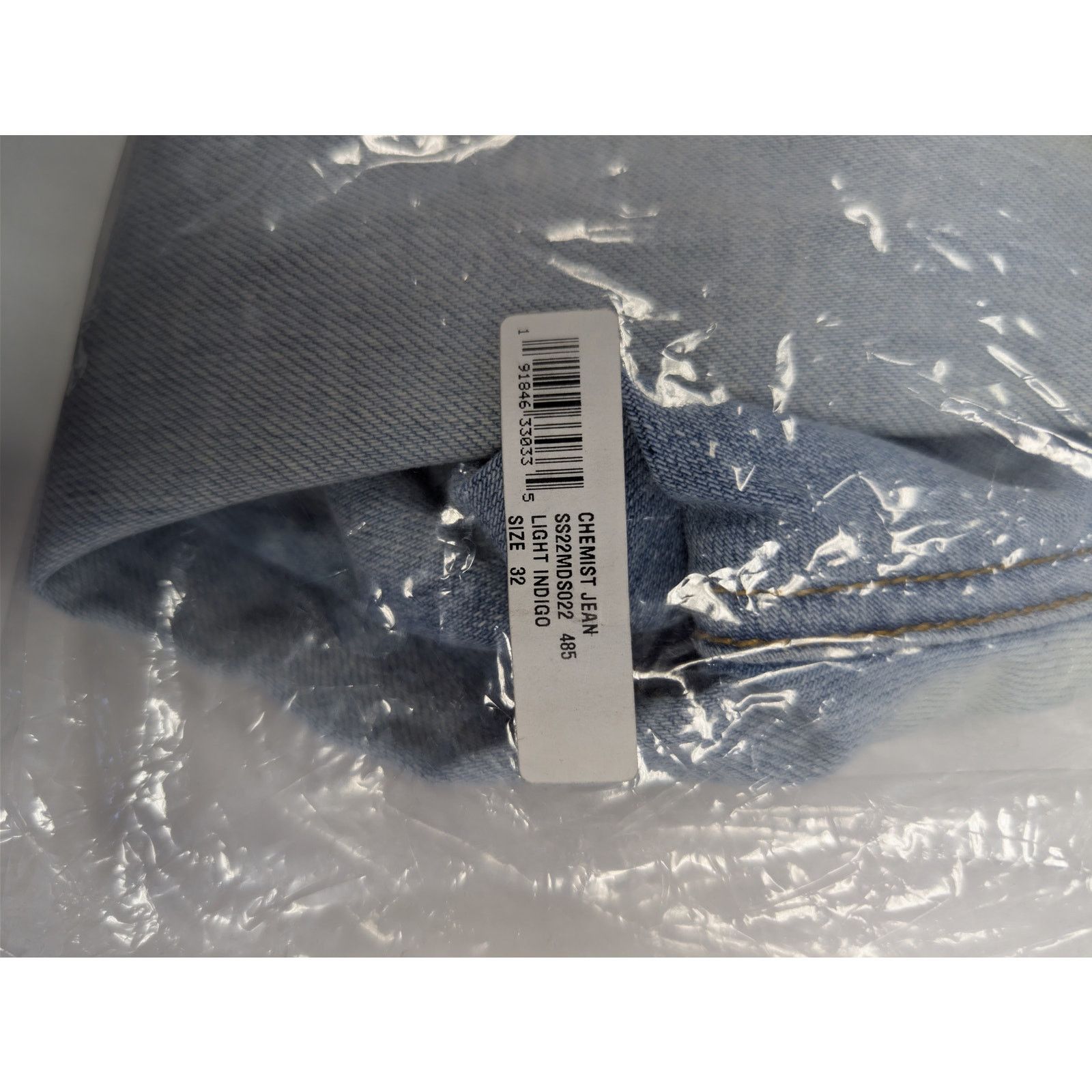 Amiri o1rshd1 Chemist Jean Denim Jeans in Light Indigo Size US 32 / EU 48 - 23 Thumbnail