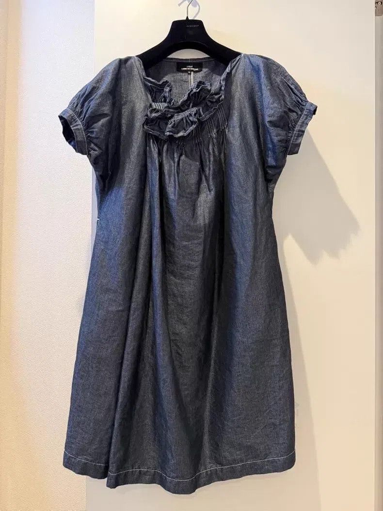 Comme des Garcons Comme Des Garcons Cotton and Linen Blend Short Sleeve Dres Size S / US 4 / IT 40 - 1 Thumbnail