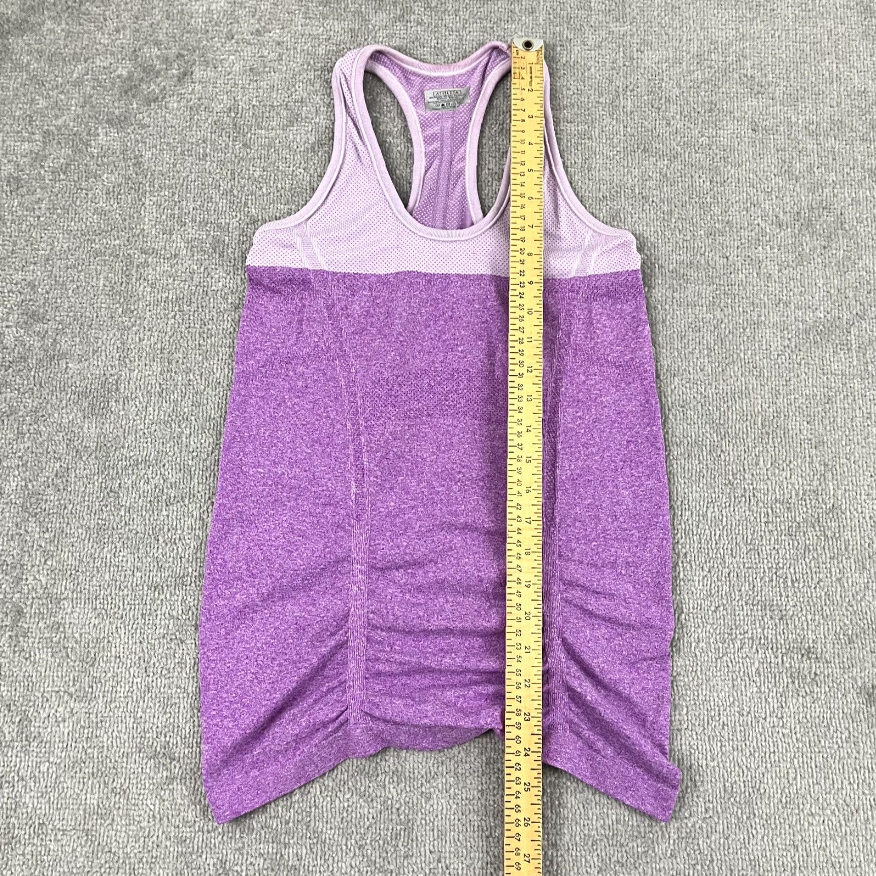 Athleta Athleta Tank Top Womens Small Purple Color Block Seamless Performance Size S / US 4 / IT 40 - 5 Thumbnail
