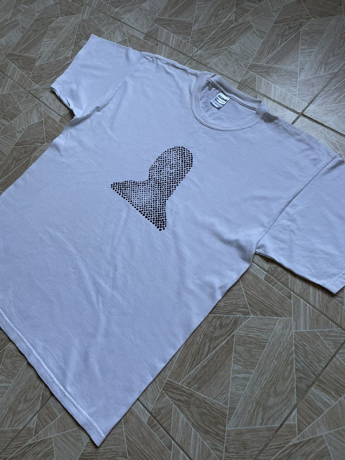 Other Vintage Art Handmade Custom Mona Lisa Hypnosis Logo White Size US XL / EU 56 / 4 - 5 Thumbnail